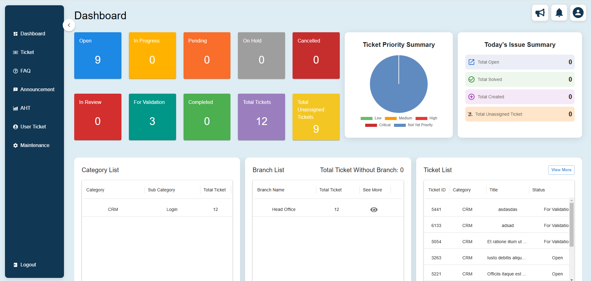 SAFC Ticketing System